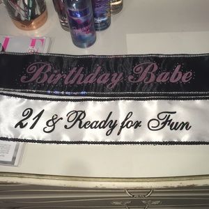 BIRTHDAY SASHES